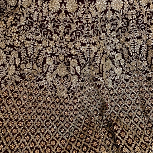 Unstitched Brand New Bridal Lengha - Picture 5 of 5